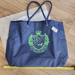 Victoria's Secret Reversible Canvas Tote Bag, NWT